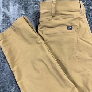 Alpine Design Technical Hiking Pants Mens 36x32 Khaki Tan 7000937